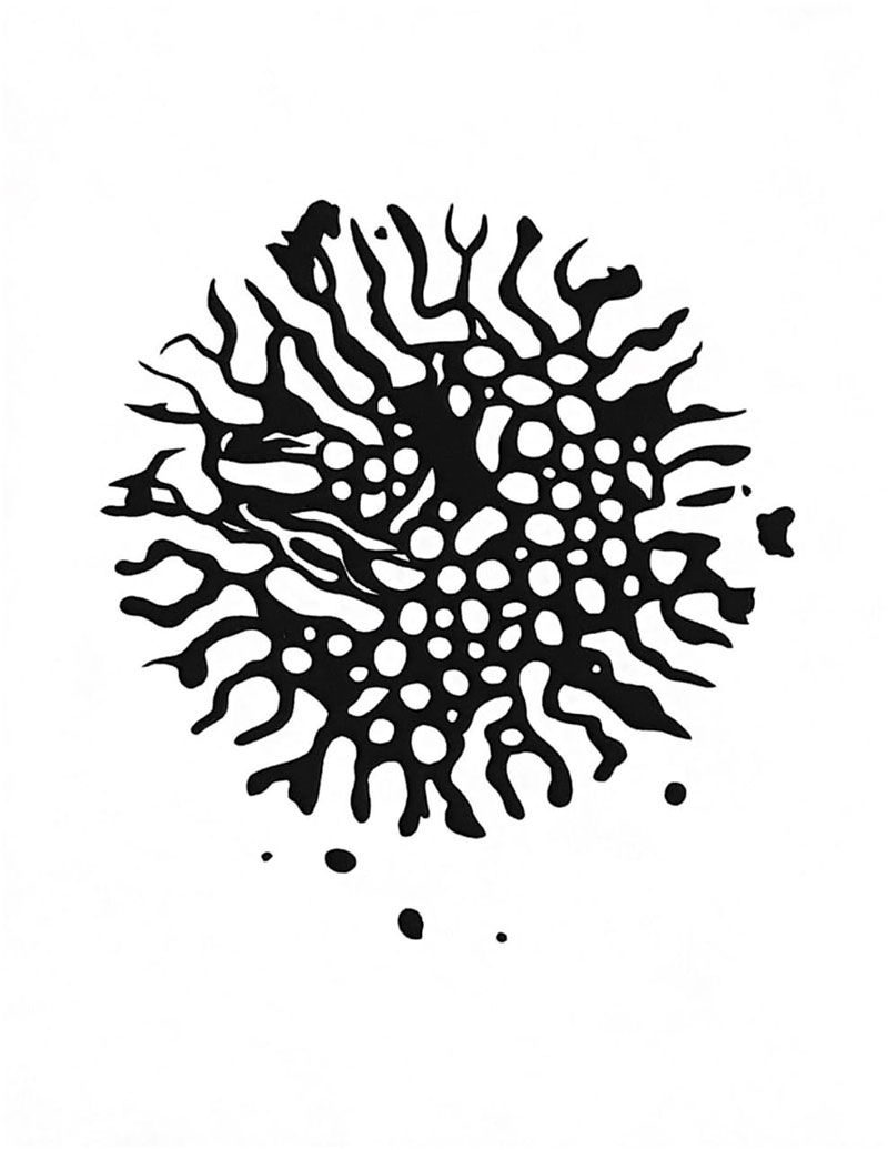 Ferrofluid Under Macroscope VI, 2024