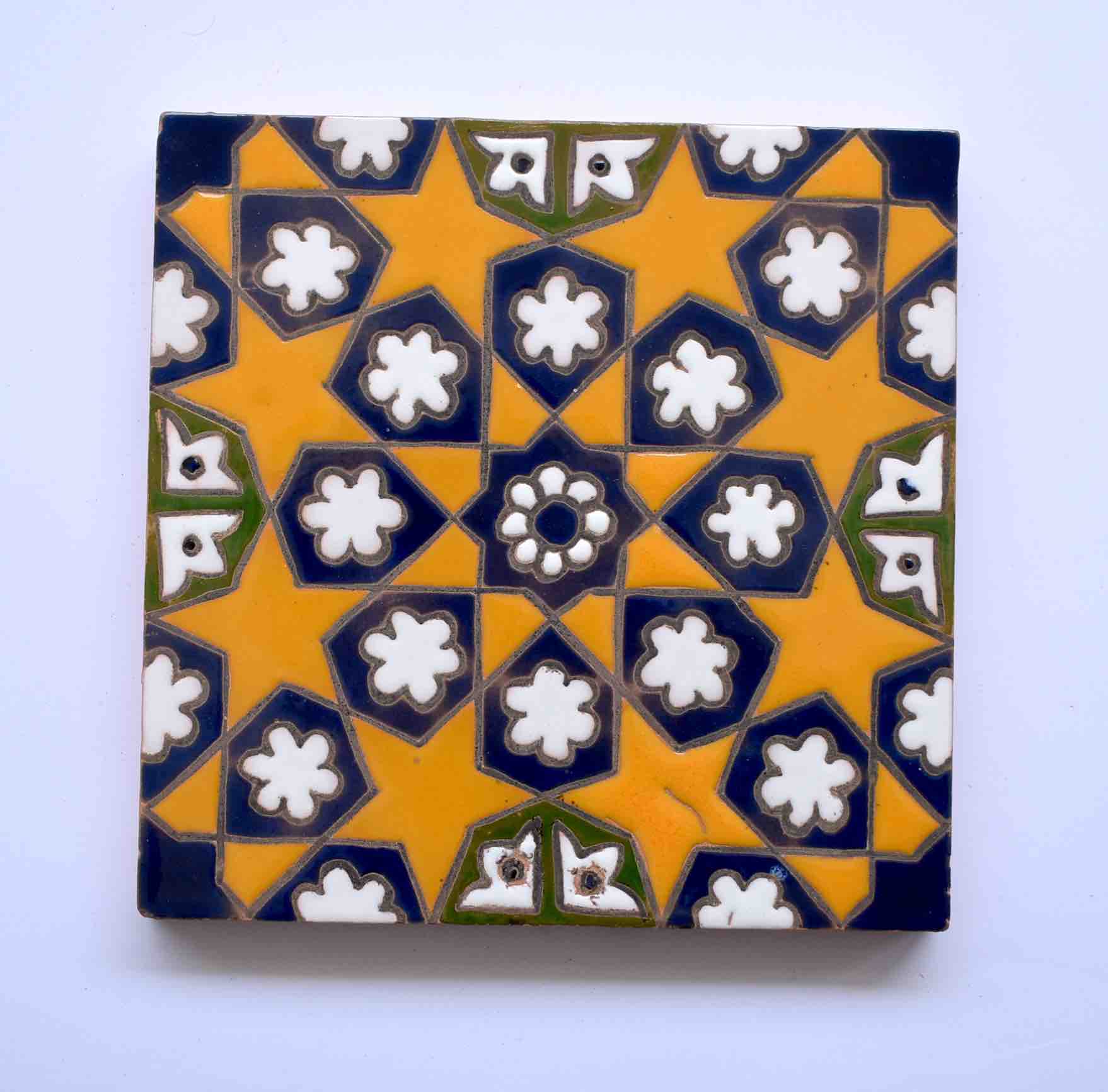 Satrangi Tile from Sachal Saimast’s Shrine, 2022