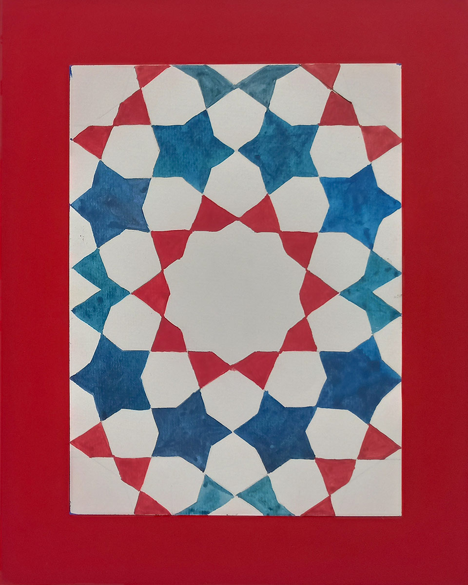 10 Fold Geometry II (red), 2022